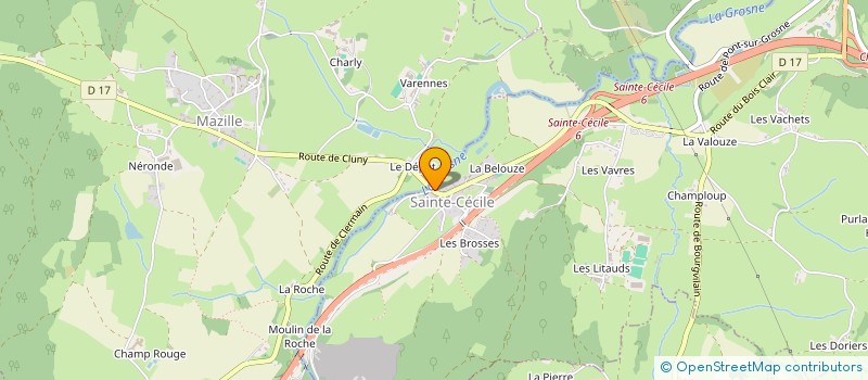 localisation de l'entreprise PRO FTC  SAINTE-CECILE