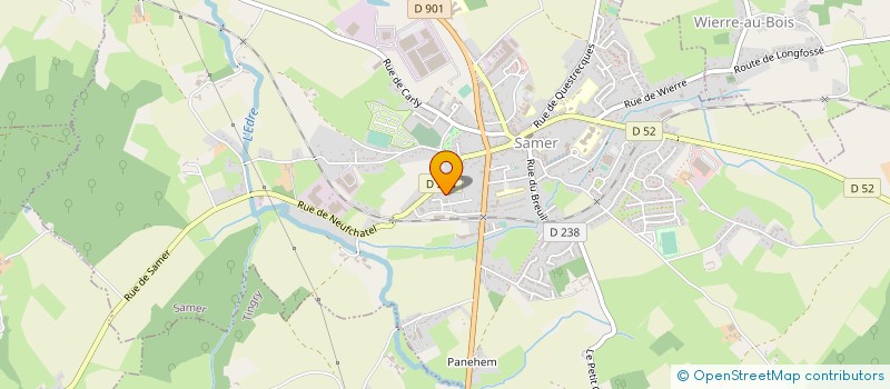 localisation de l'entreprise PRO-FUSION  SAMER