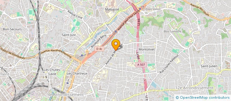 localisation de l'entreprise PRO-G à MARSEILLE