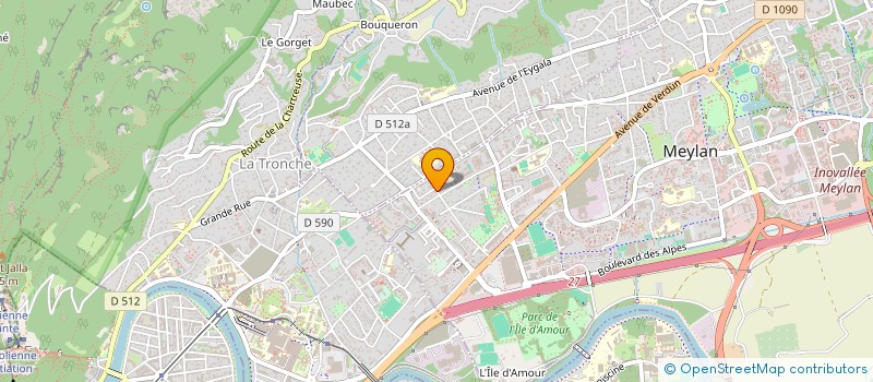 localisation de l'entreprise PRO- G à GRENOBLE