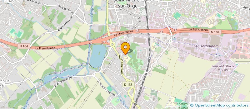 localisation de l'entreprise PRO G à BRETIGNY-SUR-ORGE