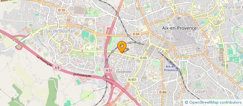 localisation de l'entreprise PRO G à AIX-EN-PROVENCE