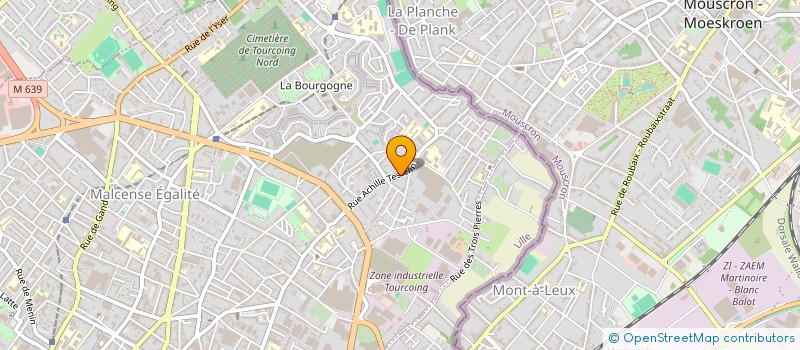 localisation de l'entreprise PRO G  TOURCOING