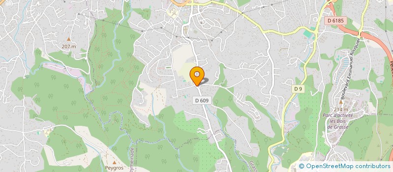 localisation de l'entreprise PRO.G.BAT  GRASSE