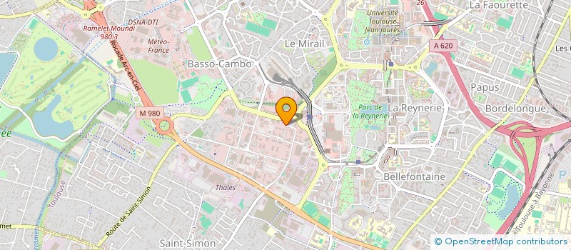 localisation de l'entreprise PRO.G C  TOULOUSE
