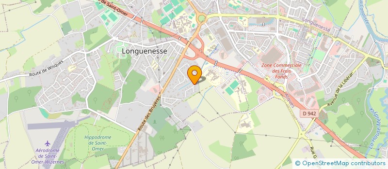 localisation de l'entreprise PRO.G FACADE à LONGUENESSE