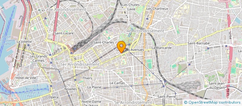 localisation de l'entreprise PRO-G INFORMATIQUE à MARSEILLE
