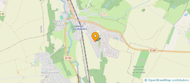 localisation de l'entreprise PRO G TRAVAUX  MAREIL-SUR-MAULDRE