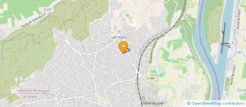 localisation de l'entreprise PRO GAMES AVIGNON  VILLENEUVE-LES-AVIGNON