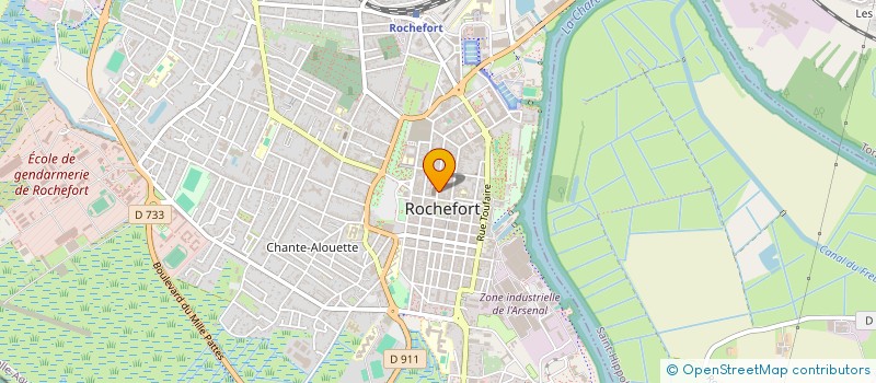 localisation de l'entreprise PRO.GARD.SECURITE  ROCHEFORT