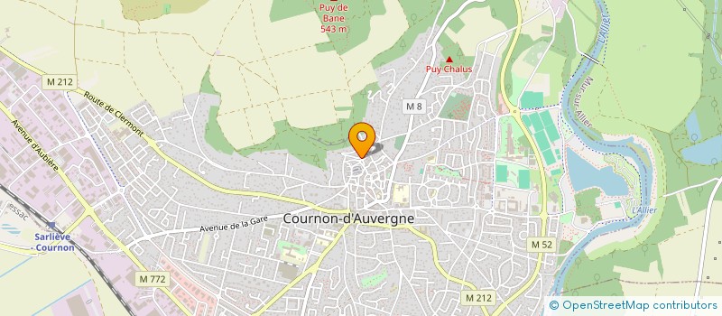 localisation de l'entreprise PRO GBA à COURNON-D'AUVERGNE