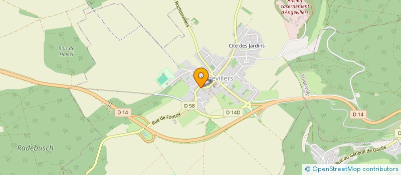 localisation de l'entreprise PRO-GEE  ANGEVILLERS