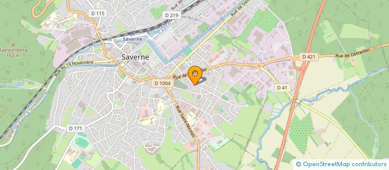 localisation de l'entreprise PRO GEROLDSECK  SAVERNE