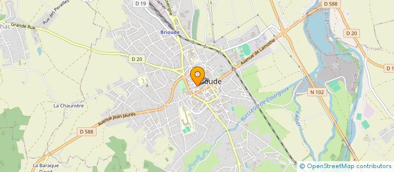 localisation de l'entreprise PRO.GEST.BTP à BRIOUDE