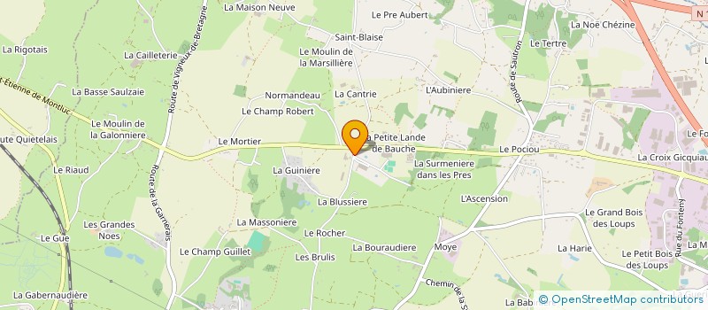 localisation de l'entreprise PRO-GESTE à VIGNEUX-DE-BRETAGNE