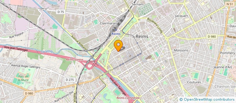 localisation de l'entreprise PRO GET STAR ANIMATION à REIMS