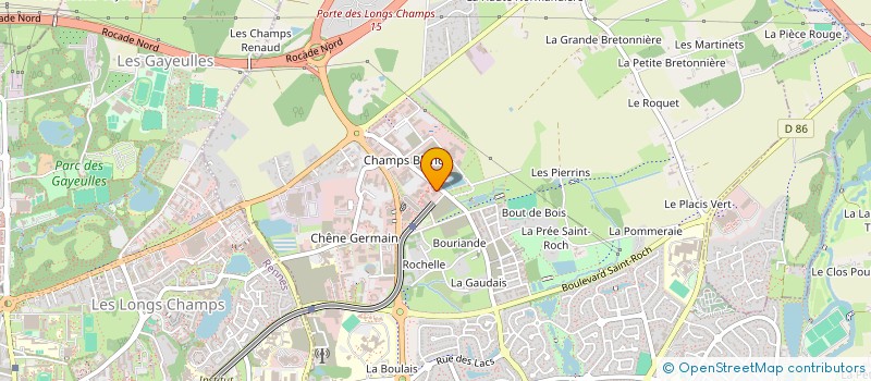 localisation de l'entreprise PRO GLASS PARE-BRISE  CESSON-SEVIGNE