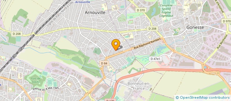 localisation de l'entreprise PRO GTEC à ARNOUVILLE