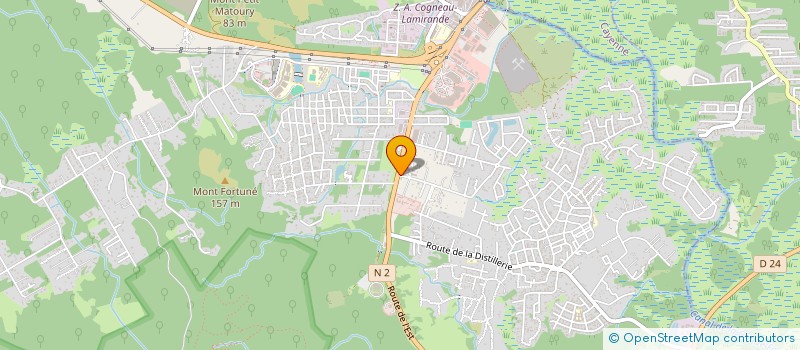 localisation de l'entreprise PRO GUYABTP à MATOURY