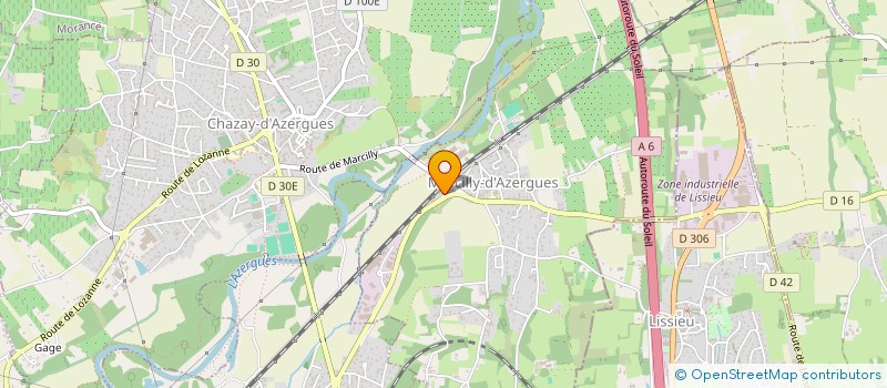 localisation de l'entreprise PRO-GX  MARCILLY-D'AZERGUES