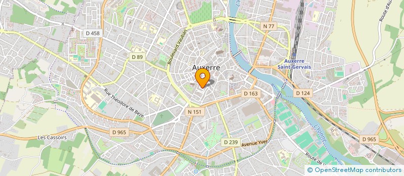 localisation de l'entreprise PRO H2O à AUXERRE