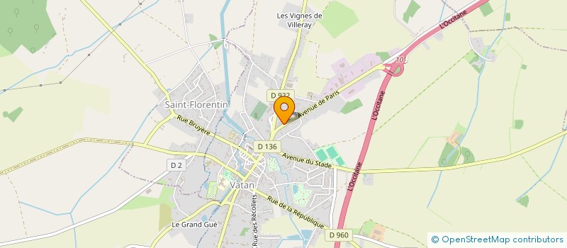 localisation de l'entreprise PRO HABITAT à VATAN