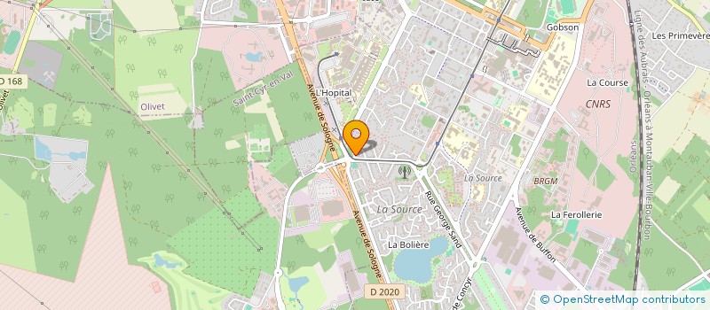 localisation de l'entreprise PRO'HABITAT à ORLEANS