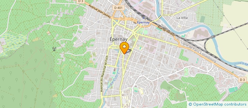 localisation de l'entreprise PRO HABITAT à EPERNAY