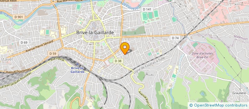 localisation de l'entreprise PRO HABITAT FRANCE à BRIVE-LA-GAILLARDE