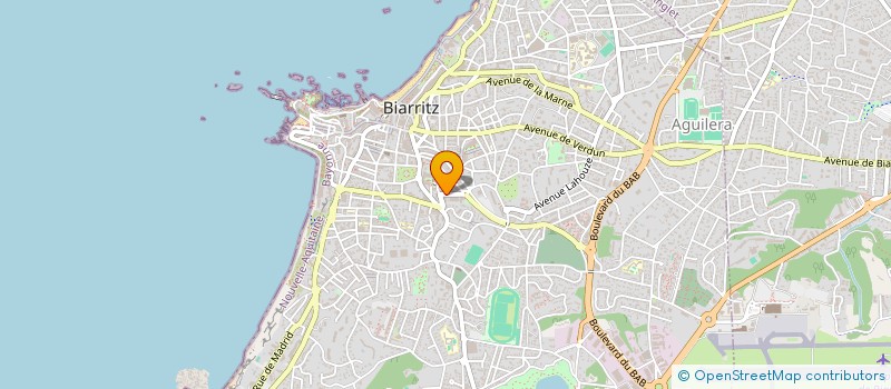 localisation de l'entreprise PRO-HEALTH à BIARRITZ