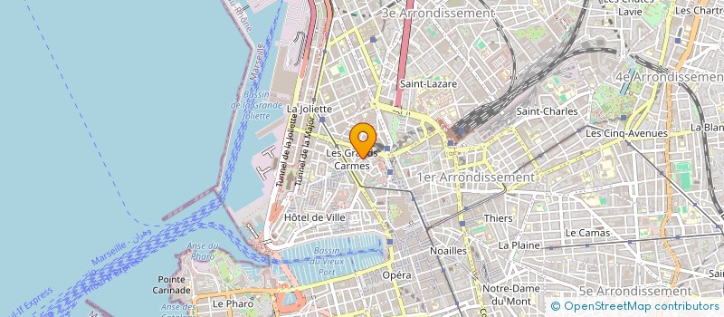 localisation de l'entreprise PRO HYGIENE SERVICES à MARSEILLE