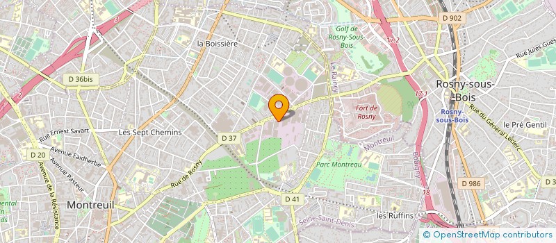 localisation de l'entreprise PRO HYGIENE SOLUTION NORD OUEST à MONTREUIL