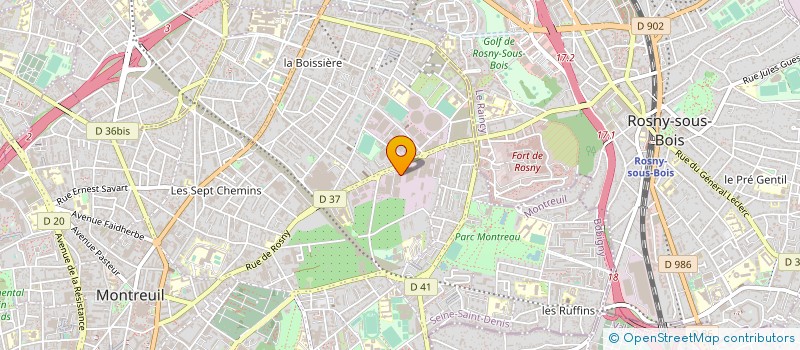 localisation de l'entreprise PRO HYGIENE SOLUTION RHONE ALPES à MONTREUIL