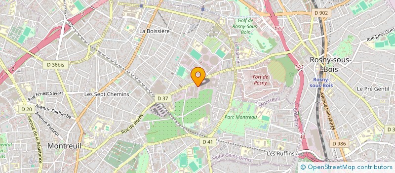 localisation de l'entreprise PRO HYGIENE SOLUTIOON RENNES à MONTREUIL