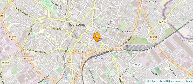 localisation de l'entreprise PRO-IC SARL à MARCQ-EN-BARŒUL