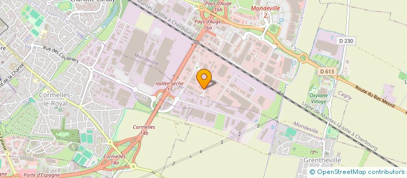 localisation de l'entreprise PRO-IM  MONDEVILLE