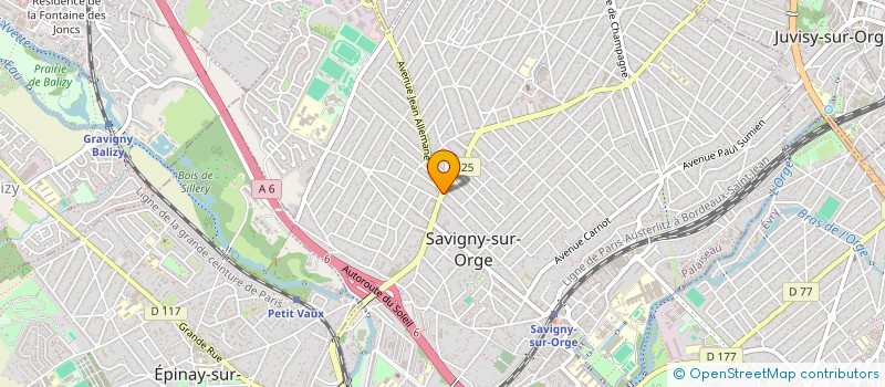 localisation de l'entreprise PRO IMMO à SAVIGNY-SUR-ORGE