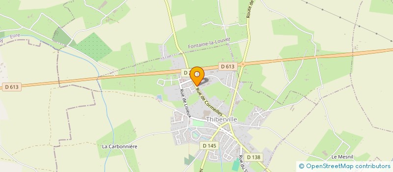 localisation de l'entreprise PRO-IMMO  THIBERVILLE