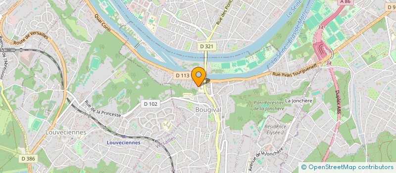 localisation de l'entreprise PRO IMMO  BOUGIVAL