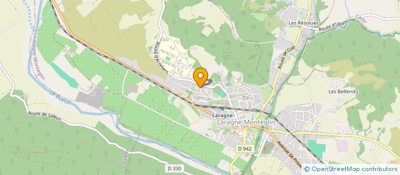 localisation de l'entreprise PRO IMMO FACILLITE  LARAGNE-MONTEGLIN