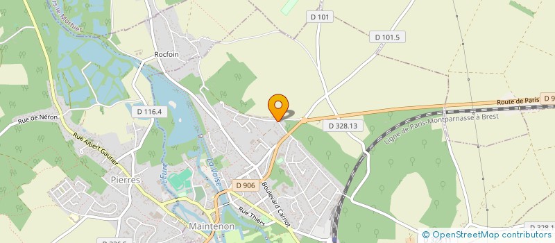 localisation de l'entreprise PRO IMMO FINANCE à MAINTENON
