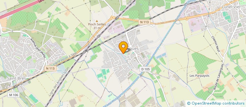 localisation de l'entreprise PRO IMMO LL34  VALERGUES