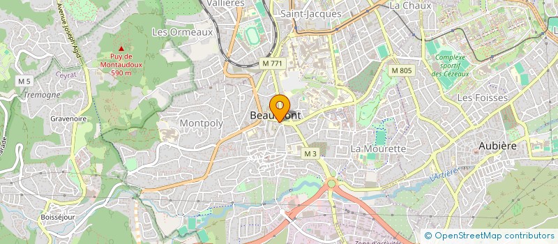 localisation de l'entreprise PRO IMMO PROMOTION à BEAUMONT