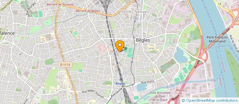 localisation de l'entreprise PRO IMMO TRANSACTIONS à BEGLES