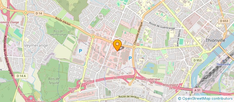 localisation de l'entreprise PRO IMMOBILIER 13 à THIONVILLE