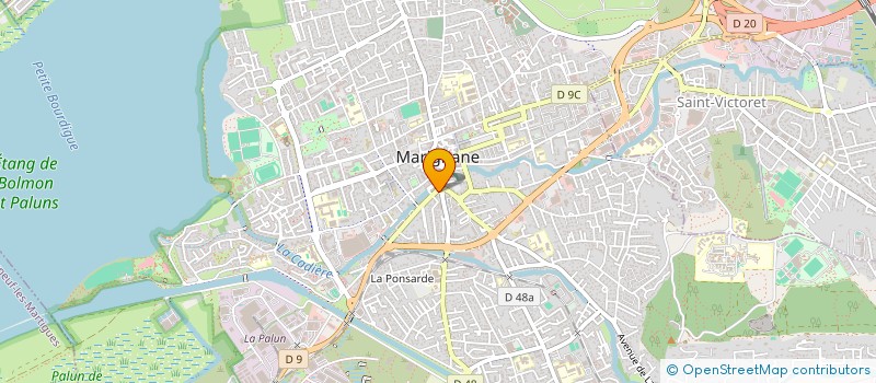 localisation de l'entreprise PRO IMPACT à MARIGNANE