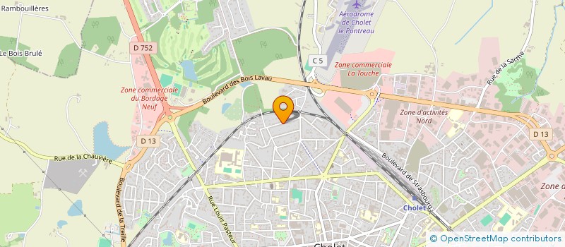 localisation de l'entreprise PRO IN TEL à CHOLET