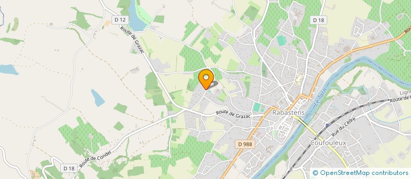 localisation de l'entreprise PRO INVEST  RABASTENS