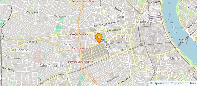 localisation de l'entreprise PRO INVEST  BORDEAUX