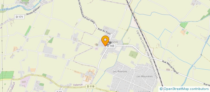 localisation de l'entreprise PRO'INVEST  MONTELIER